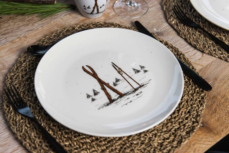 Sirdal Skidor&Stavar Tallrik 27cm
