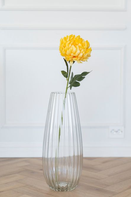 Hovedbilde Konstgjord blomma Pion - Gul