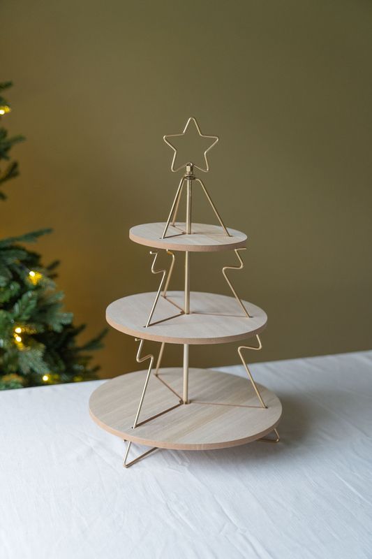 Våningsfat  Julgran 50cm