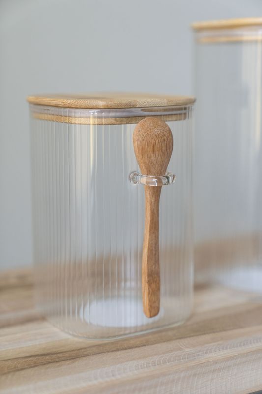 Glasburk m/sked 1150ml