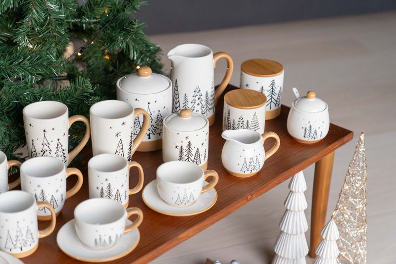 Snöflinga - Kruka med lock 14cm 