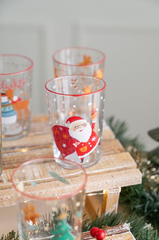 Dricksglas 500ml - Jultomte