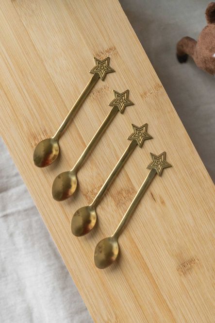 Hovedbilde Kakbestick Stjärna 4-pack - Sked
