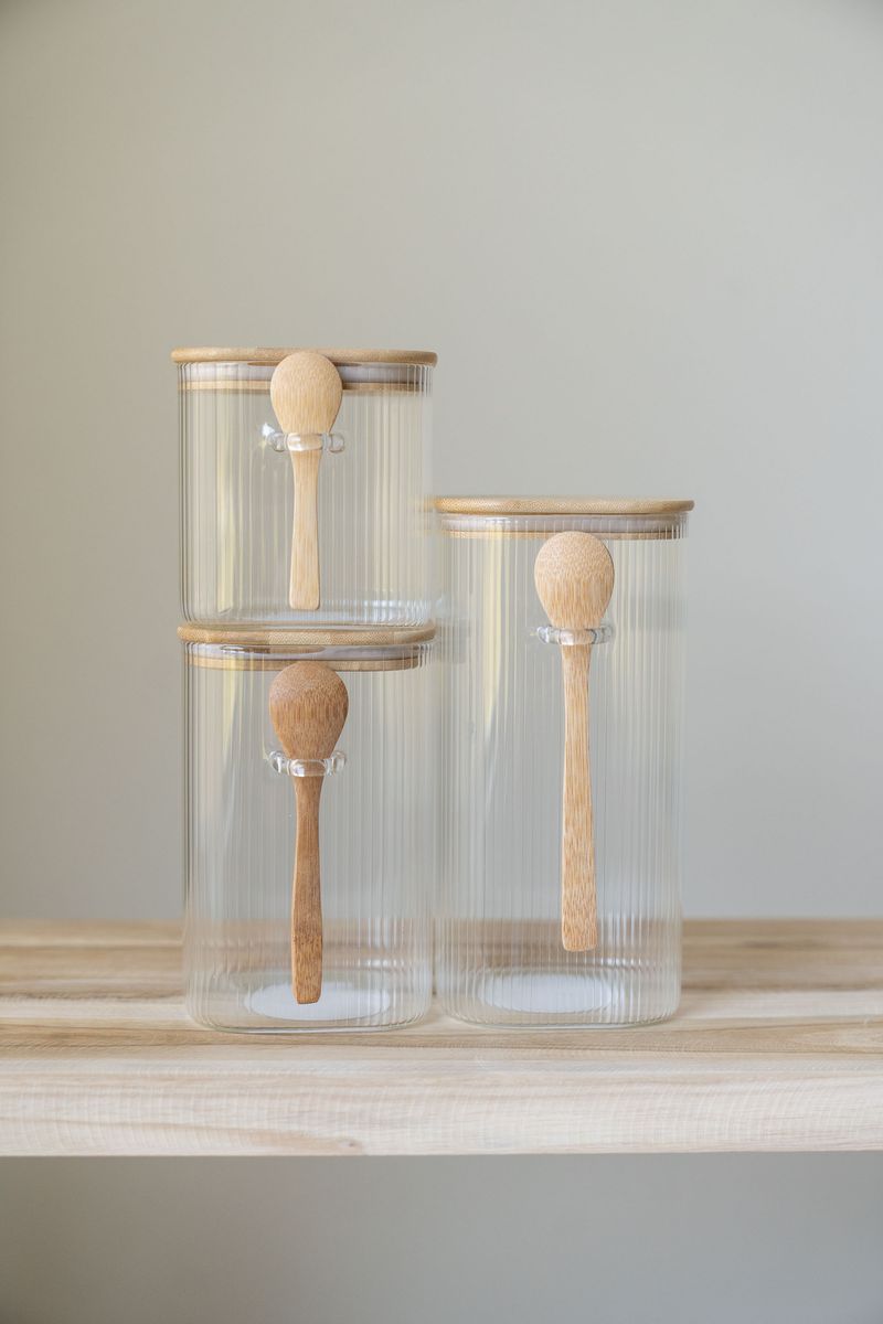 Glasburk m/sked 750ml