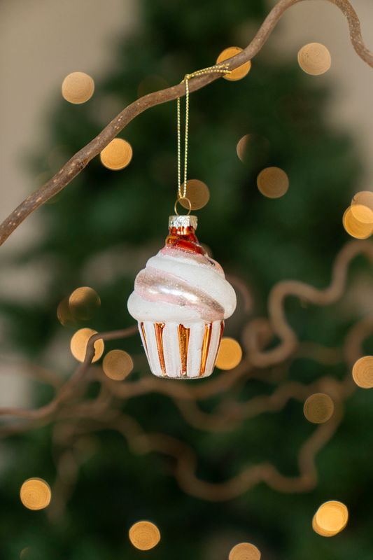 Julgranspynt - Cupcake Orange