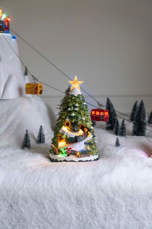 Julby – Julgran med tåg