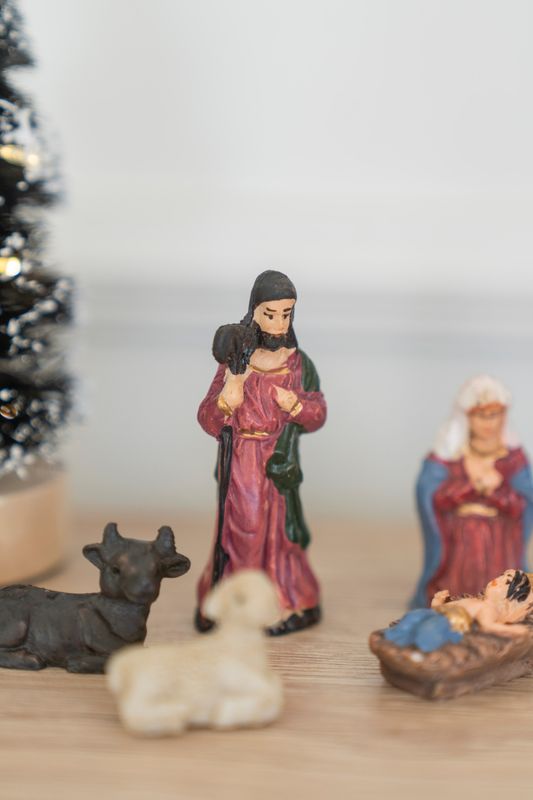 Julkrubba figurer 7pk