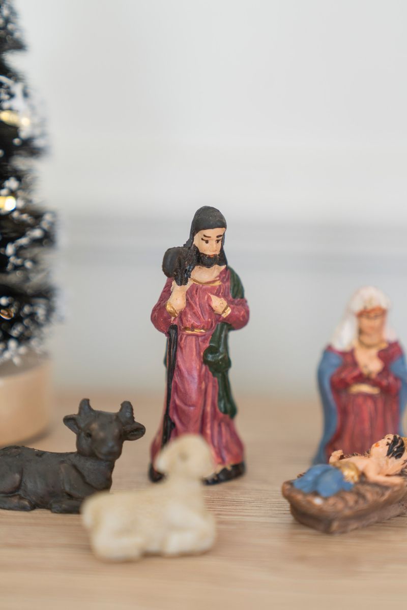 Julkrubba figurer 7pk