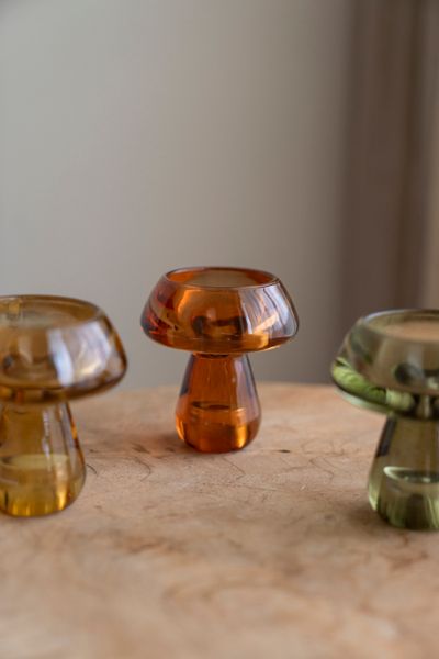 Huvudbild Ljushållare Svamp - Orange