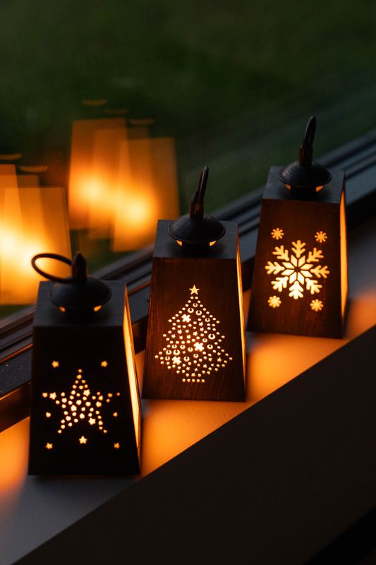 LED Lanterna 10x19cm - Stjärna