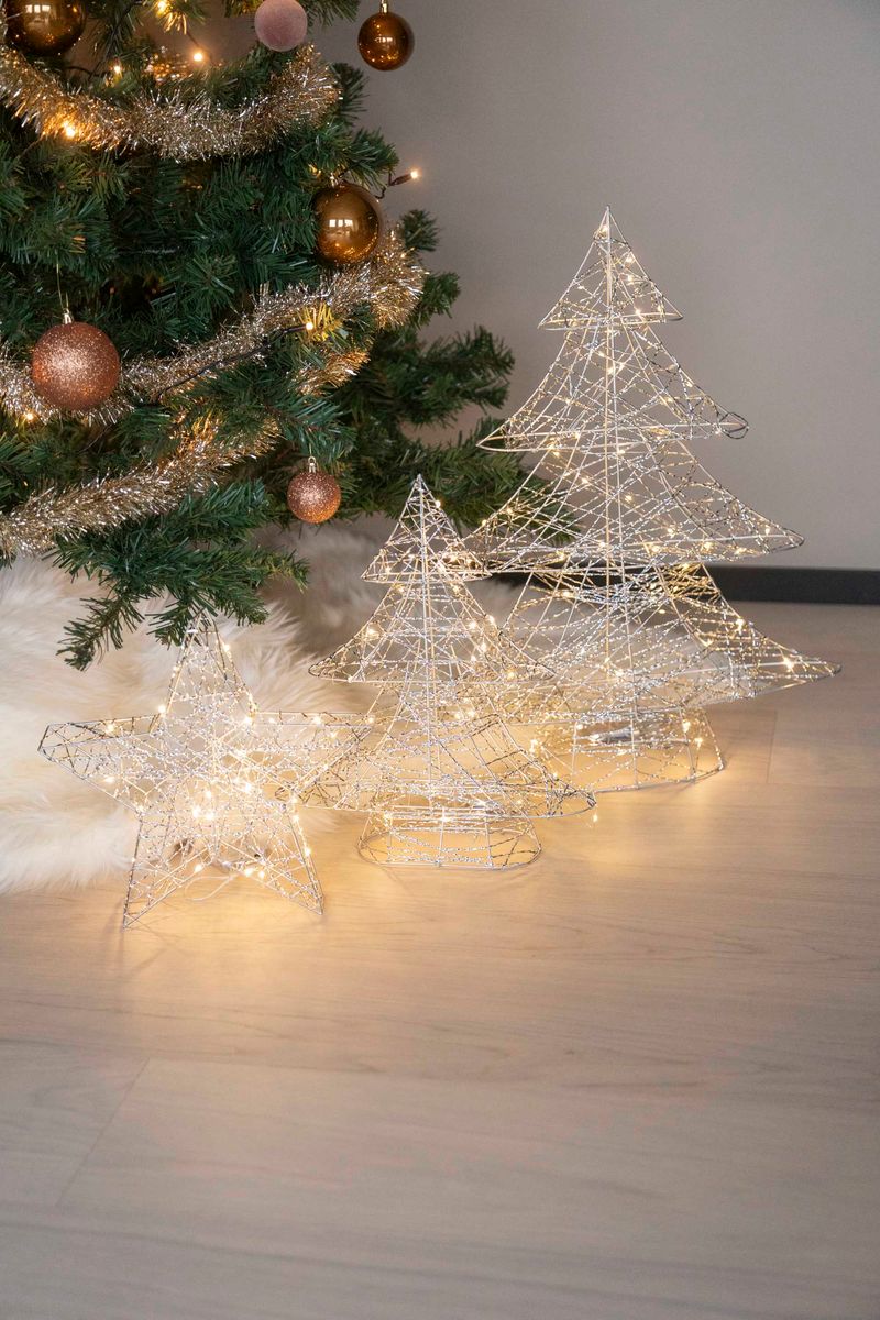 LED Träd 60cm Silver