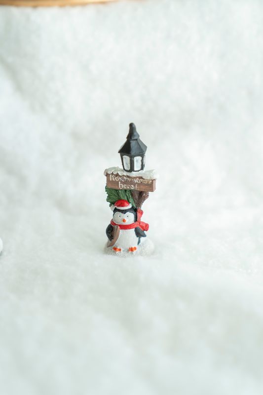 Julby - Mini Lyktstolpe Pingvin