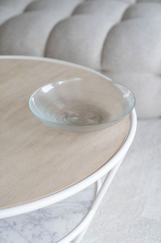 Glasskål 30cm Klar