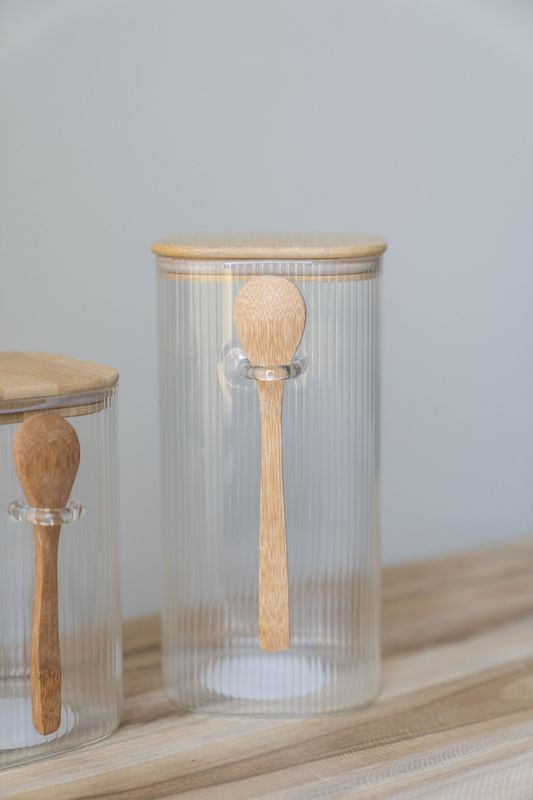 Glasburk m/sked 1500ml