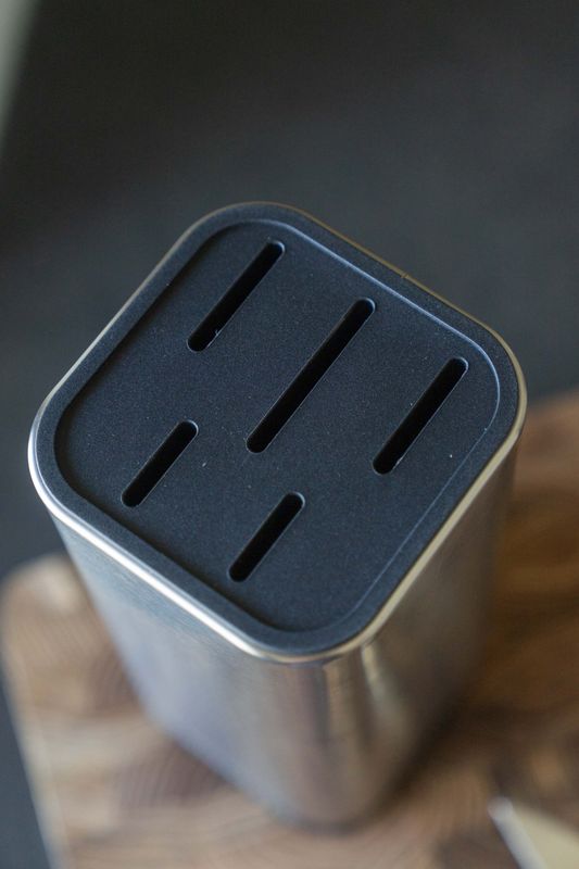 Knivset med knivblock