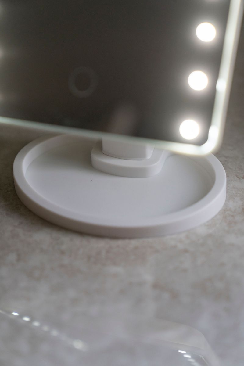 LED Sminkspegel Fyrkantad