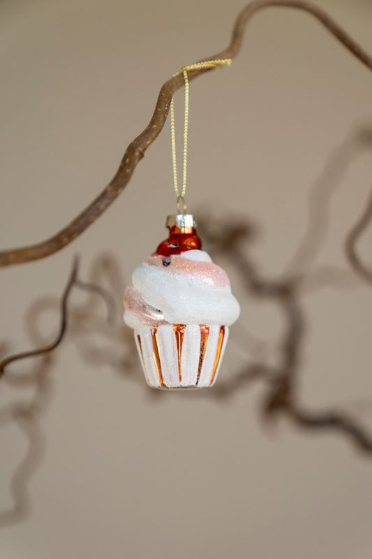 Julgranspynt - Cupcake Orange