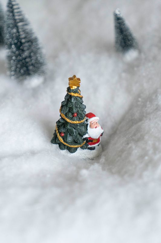 Julby - Mini Träd m/Tomte