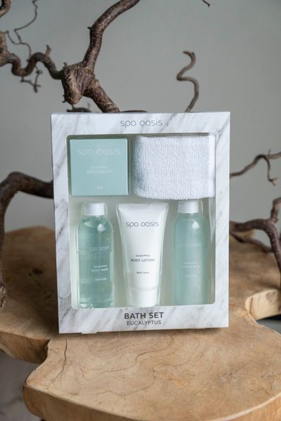 Huvudbild Presentset - Spa Oasis Ljusblå